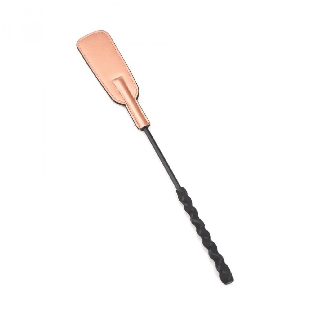 Плети, стеки, флоггеры, тиклеры - Шлепалка Liebe Seele Rose Gold Memory Riding Crop