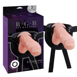 Страпон ремневой с реалистичной насадкой Sex Harness 8.5" JAMES DEEN S Cnisa