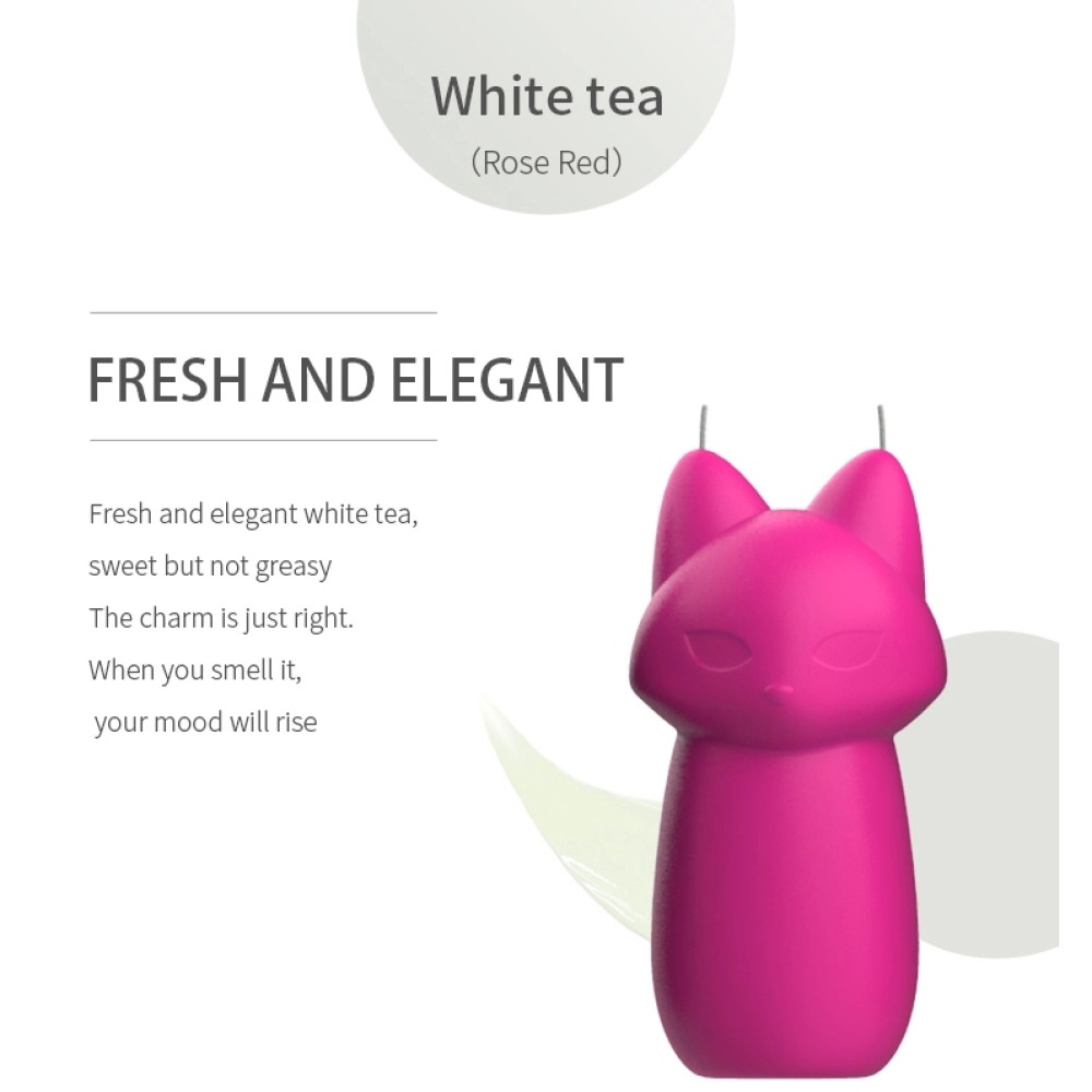 Різне - Свічка лисичка низькотемпературна Roomfun Rose з ароматом білого чаю, рожева 1