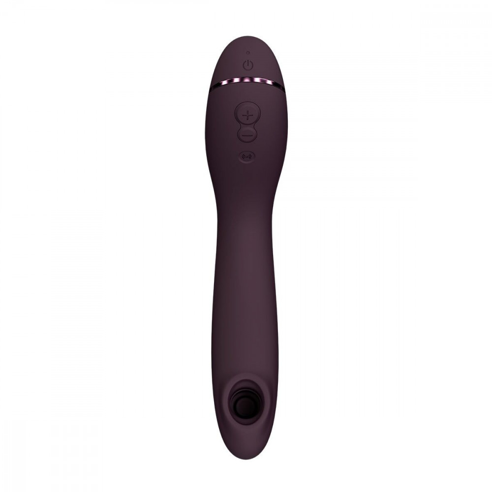 Стимулятор точки G - Вибратор для точки G с вакуумной стимуляцией Womanizer OG Aubergine 1