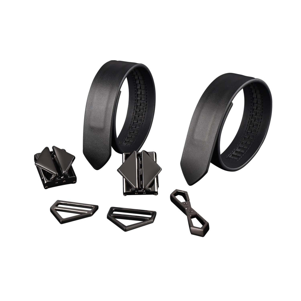 Наручники, веревки, бондажы, поножи - Наручники LOCKINK Wristcuffs/Anklecuffs Black Set 2