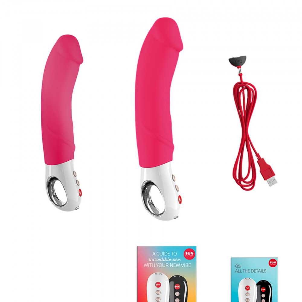 Классический вибратор - Вибратор для точки G Fun Factory BIG BOSS pink, очень мощный, 23,5 см 5
