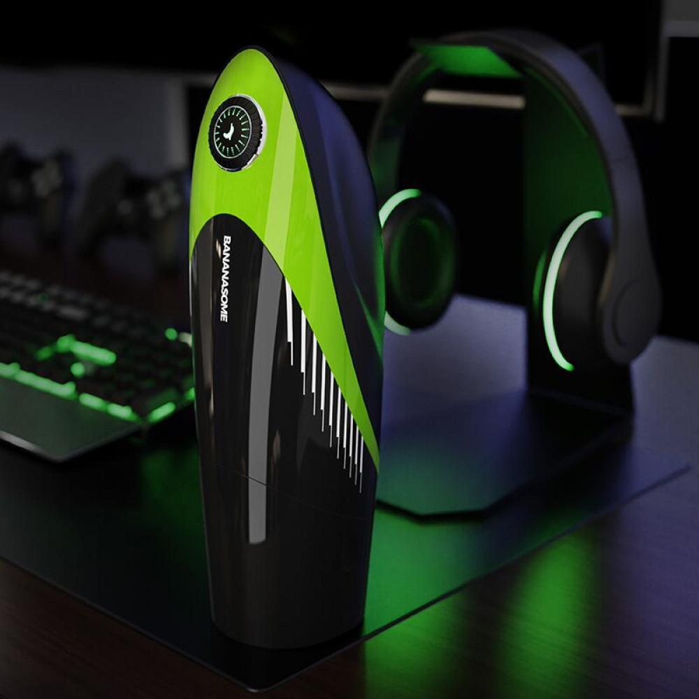 Мастурбатори з вібрацією - Смарт-мастурбатор BANANASOME ROCKET X7, вібрації, стискання, імітація фрикцій, підігрів 9