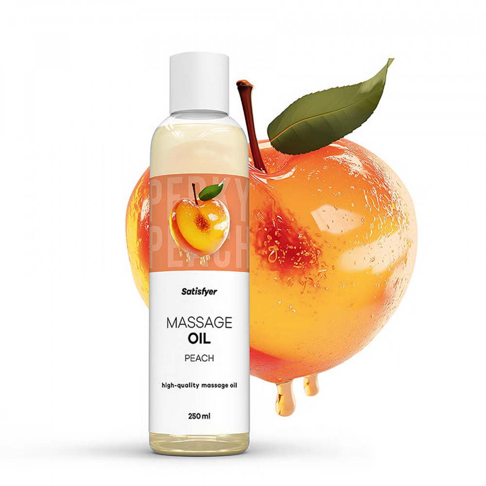  - Распродажа!!! Массажное масло Satisfyer Massage Oil Peach 250 мл (срок 30.04.2027) 1