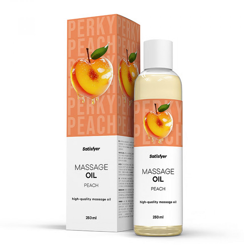  - Распродажа!!! Массажное масло Satisfyer Massage Oil Peach 250 мл (срок 30.04.2027)