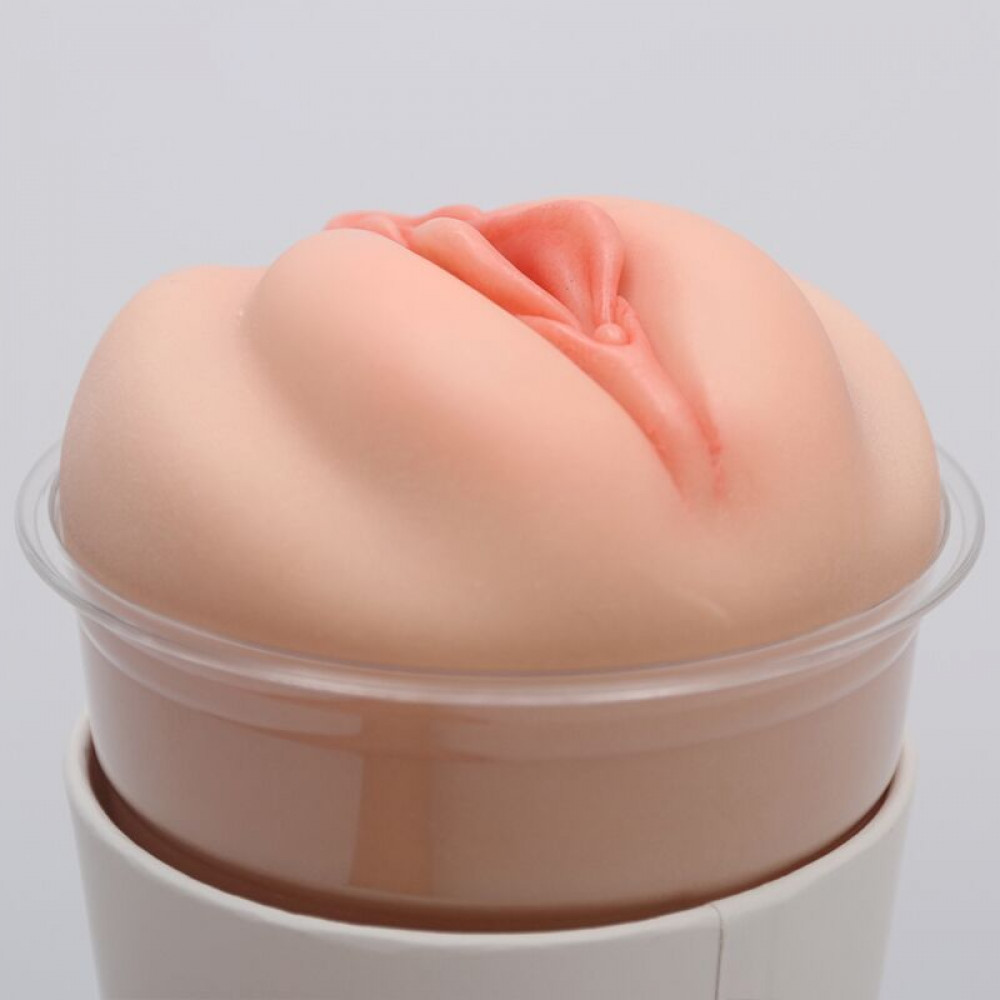 Мастурбатори без вібрації - Мастурбатор-вагіна Naked Factory Cup Sleeve V–2, наскрізний 5