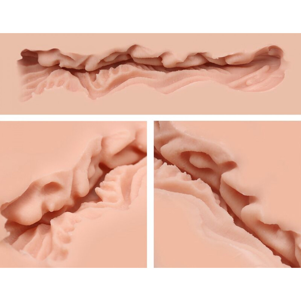 Мастурбатори без вібрації - Мастурбатор-вагіна Naked Factory Cup Sleeve V–2, наскрізний 9