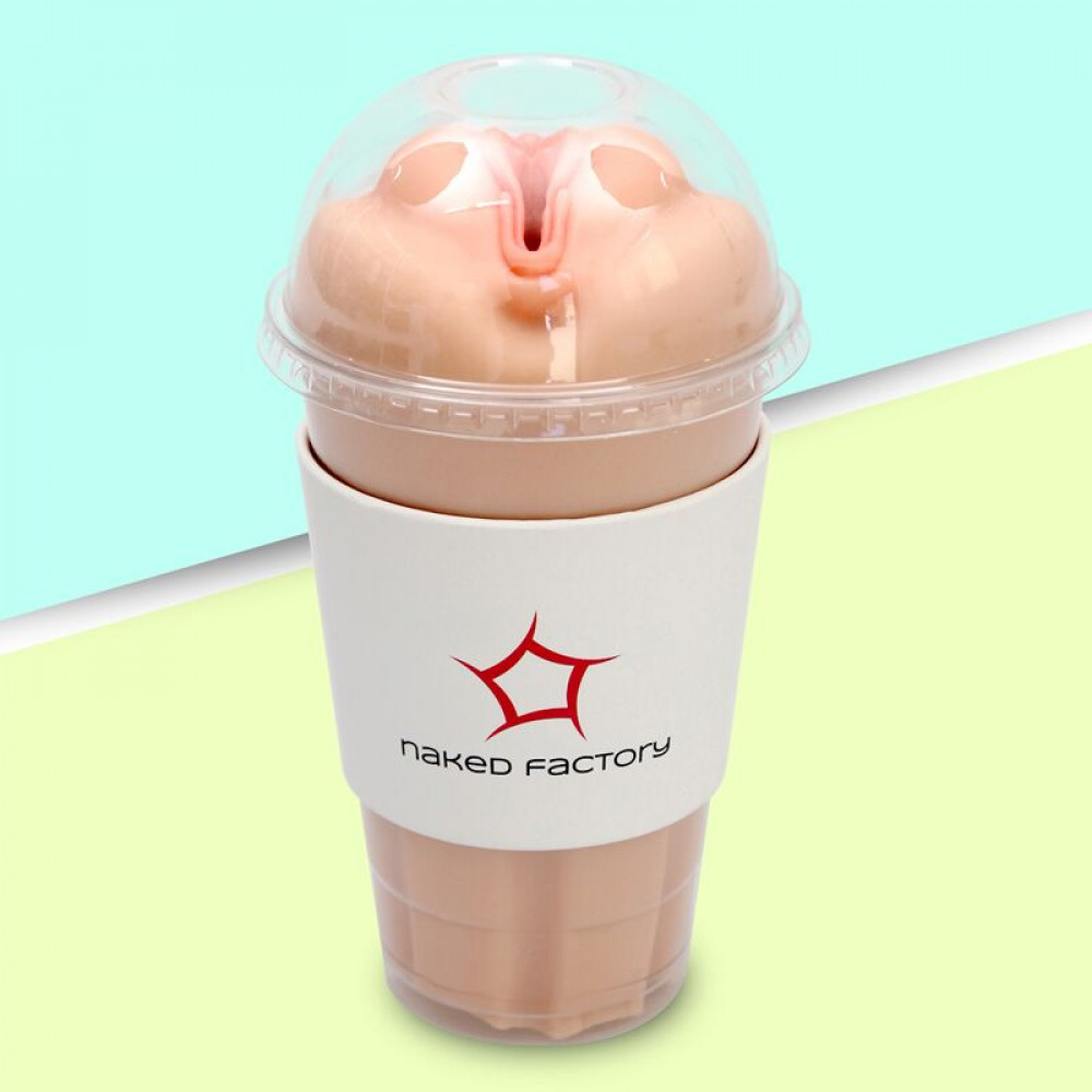 Мастурбатори без вібрації - Мастурбатор-вагіна Naked Factory Cup Sleeve V–2, наскрізний 6