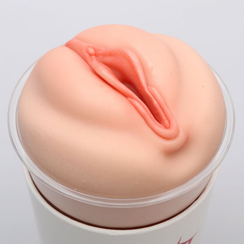 Мастурбатори без вібрації - Мастурбатор-вагіна Naked Factory Cup Sleeve V–2, наскрізний 4