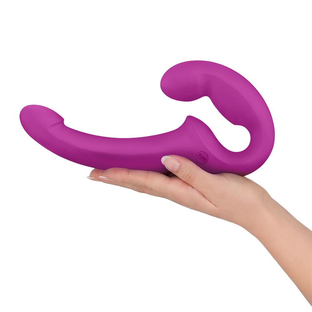 Страпони - Безремінний страпон Fun Factory SHARE LITE Blackberry, регульований, полегшена модель 5