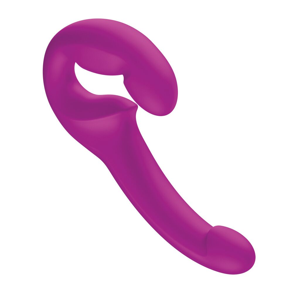 Страпони - Безремінний страпон Fun Factory SHARE LITE Blackberry, регульований, полегшена модель 2