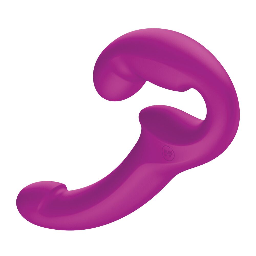 Страпони - Безремінний страпон Fun Factory SHARE LITE Blackberry, регульований, полегшена модель 1