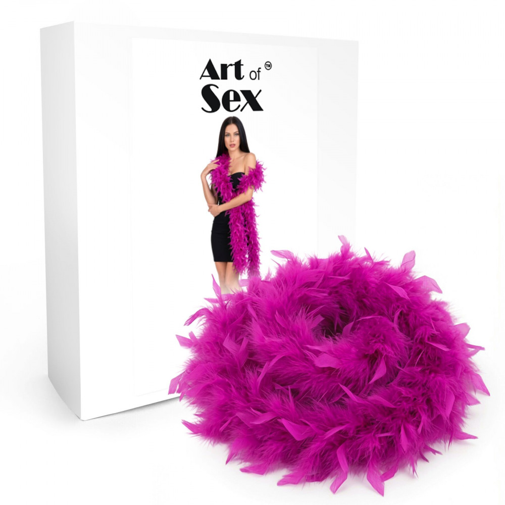 - Боа з пір’я Art of Sex, довжина 2 метри, колір маджента 1