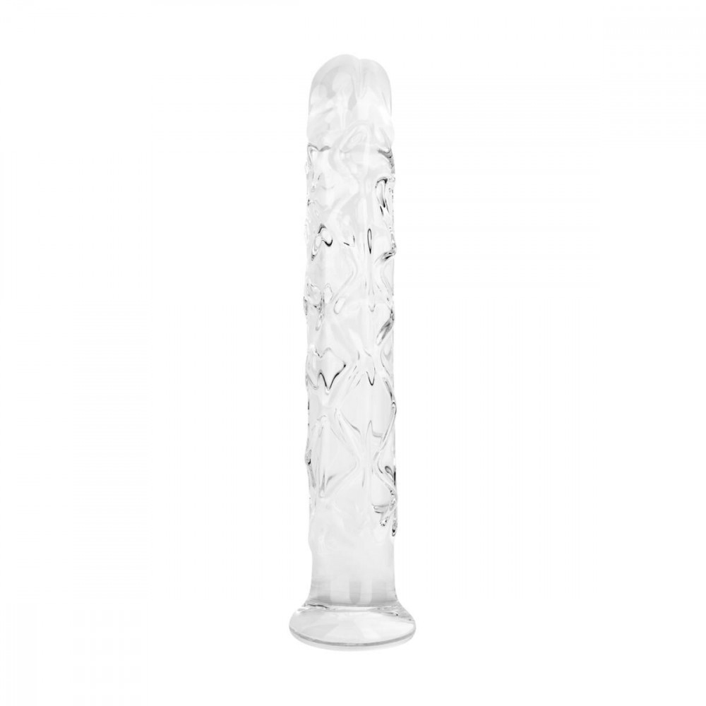 Фалоімітатор - Скляний фалоімітатор Gildo Textured Glass Dildo No. 36 4