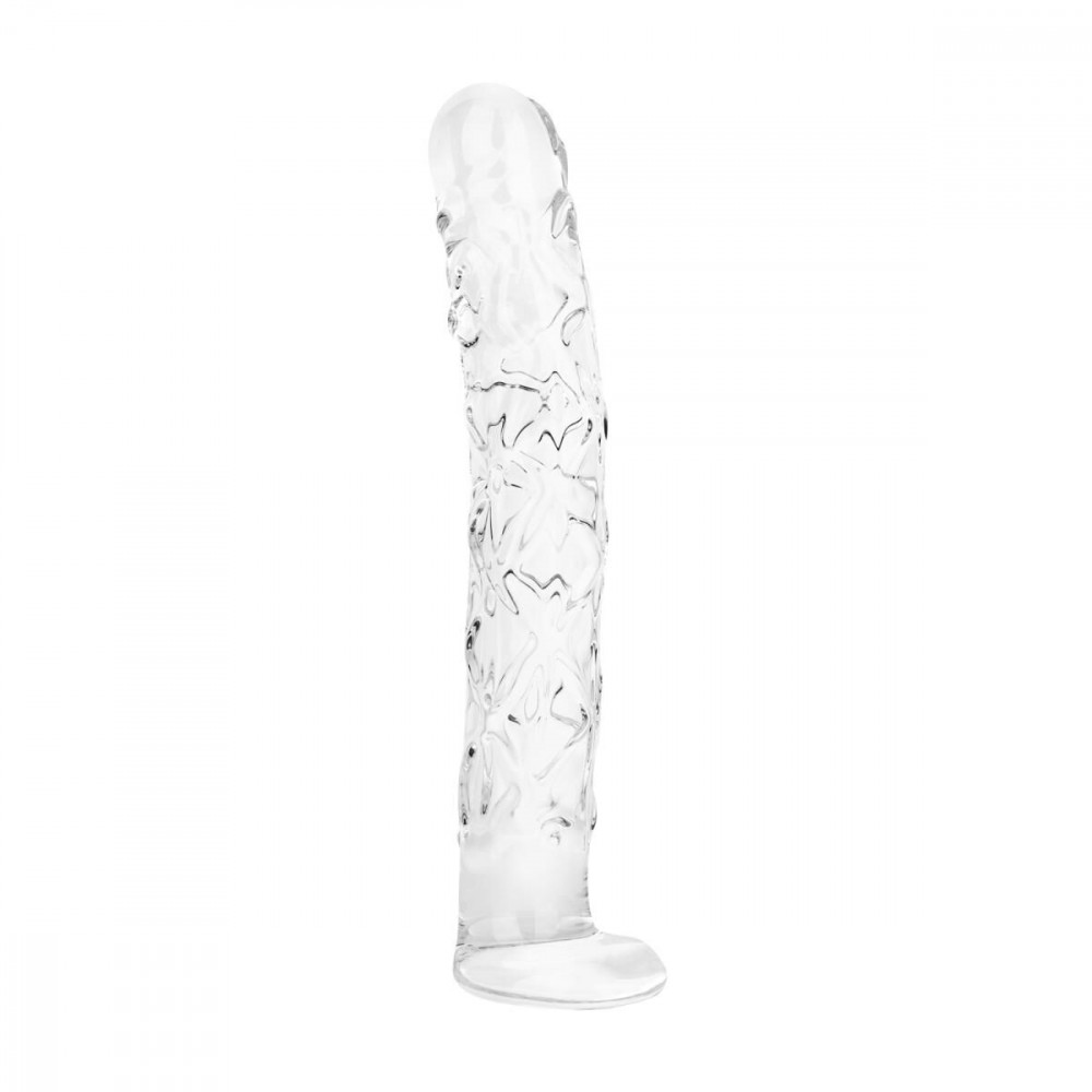 Фалоімітатор - Скляний фалоімітатор Gildo Textured Glass Dildo No. 36