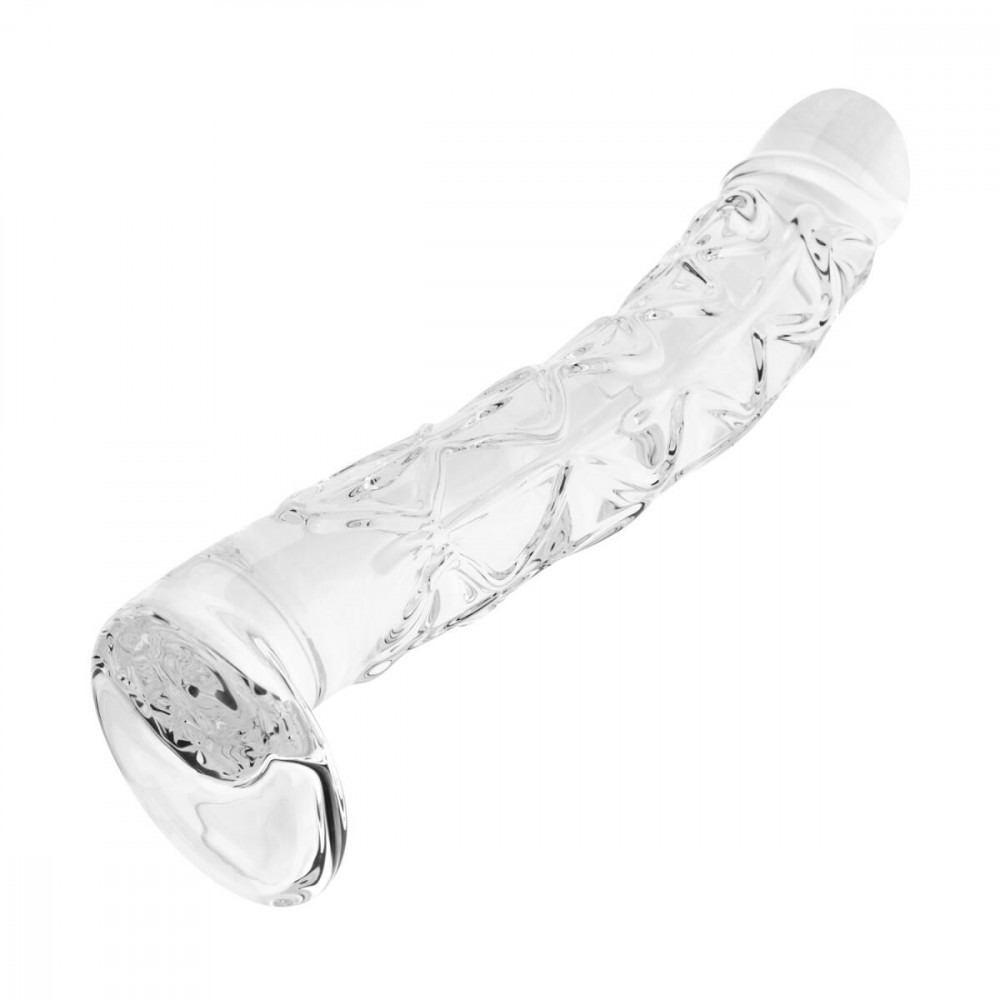 Фалоімітатор - Скляний фалоімітатор Gildo Textured Glass Dildo No. 36 5