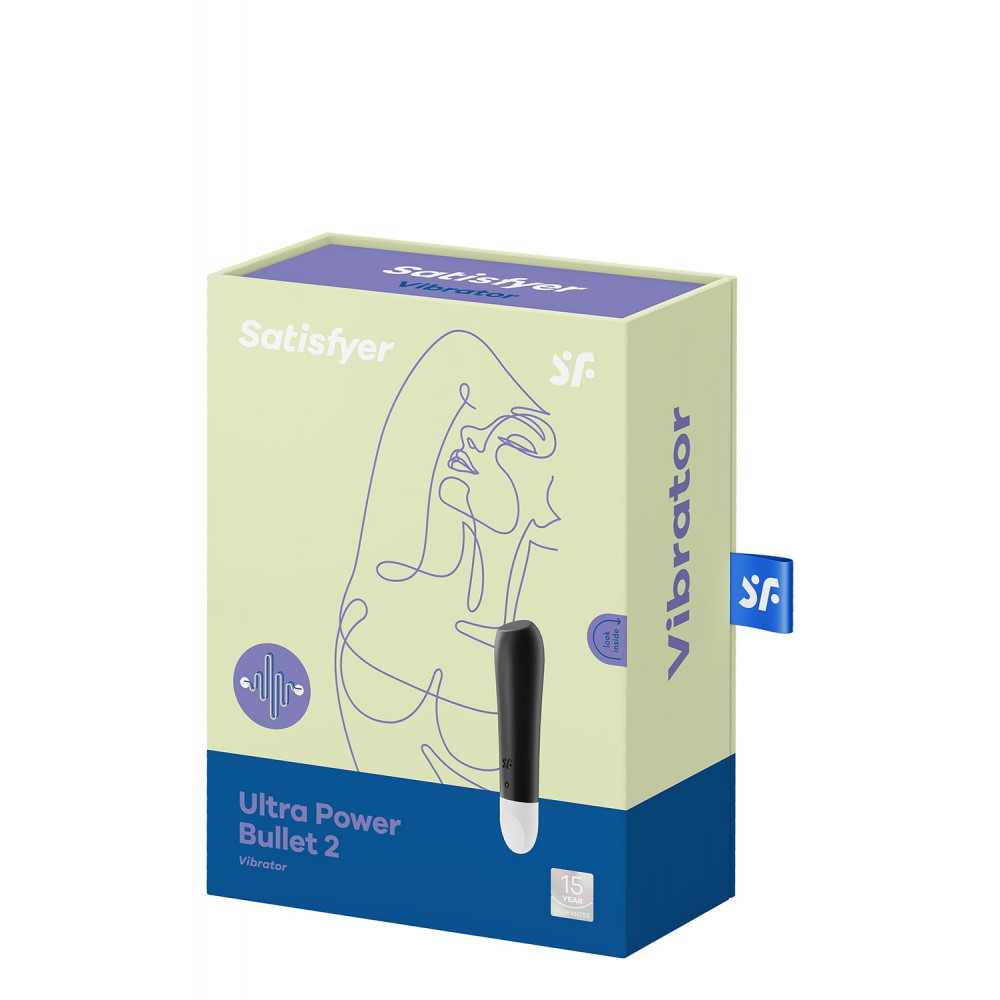 Разное - Вибропуля для целенаправленной стимуляции Satisfyer Ultra Power Bullet 2 Black 4