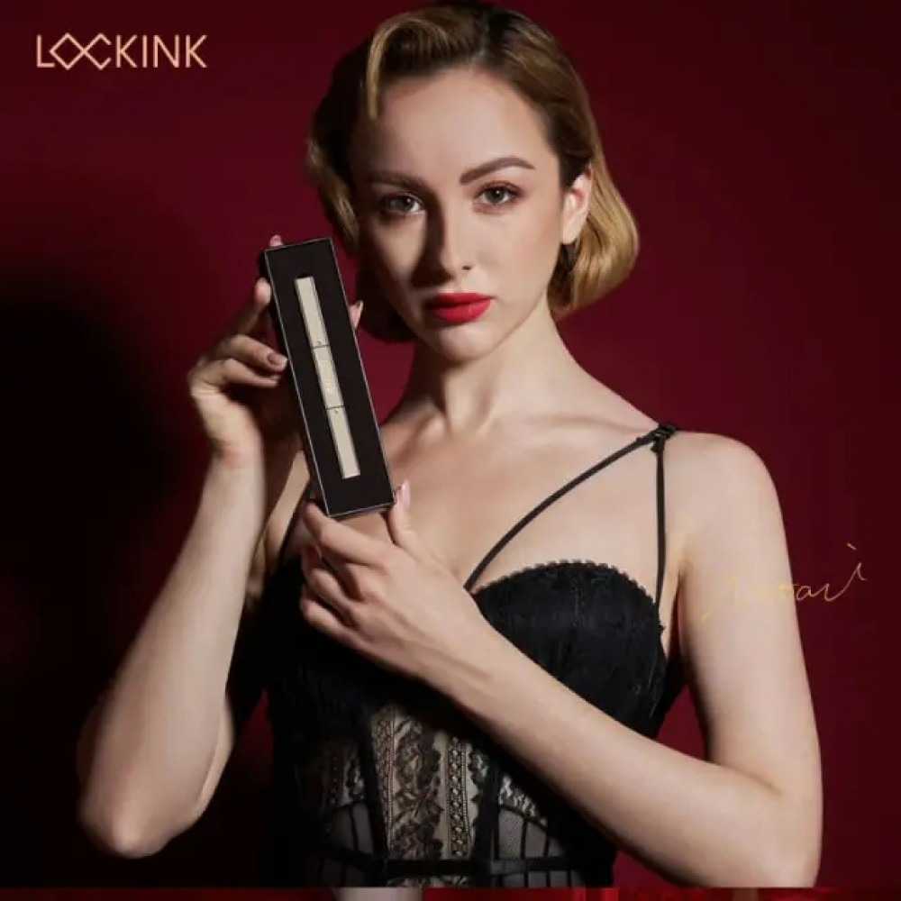 БДСМ игрушки - Тиклер-ручка с 5 насадками Lockink, металлическая, золотая 5