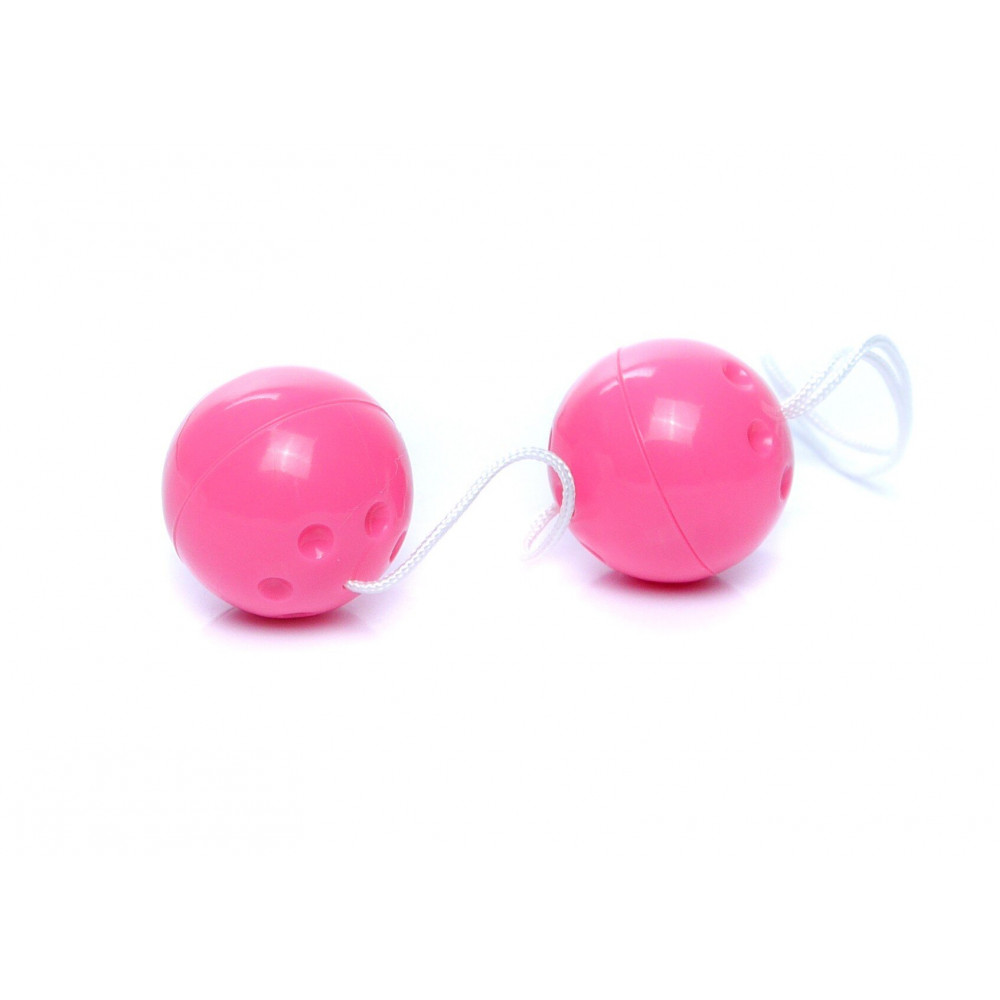 Вагинальные шарики - Вагинальные шарики Duo balls Pink, BS6700031 4