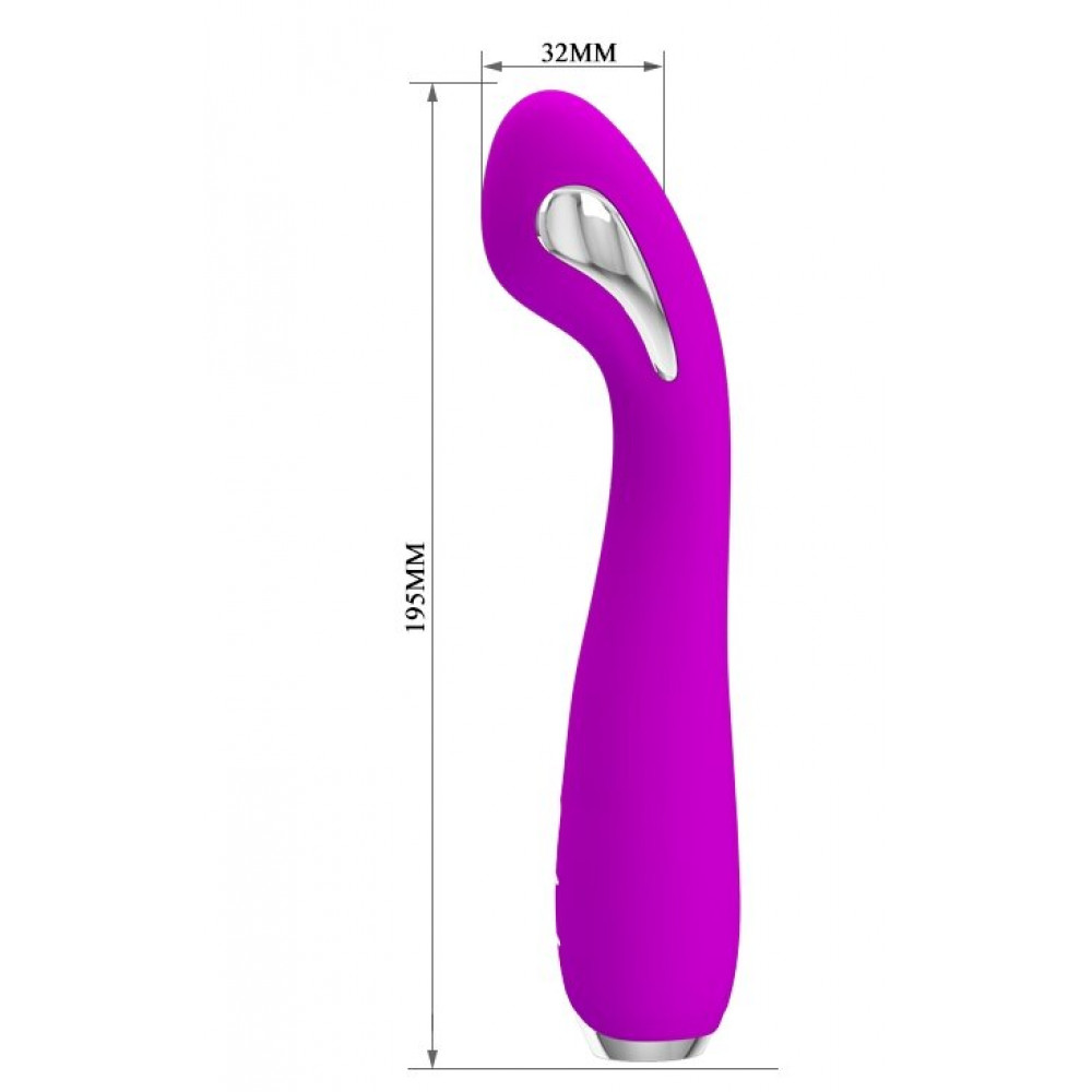 Різне - Вібратор Pretty Love-HECTOR G-SPOT VIBRATOR з електростимуляцією, BI - 014765 5