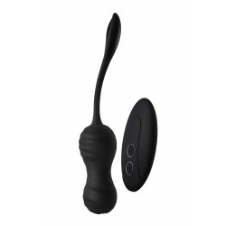 Виброяйцо с пультом управления Dream Toys Dark Desires Virginia черный, 18.6 х 3.5 см