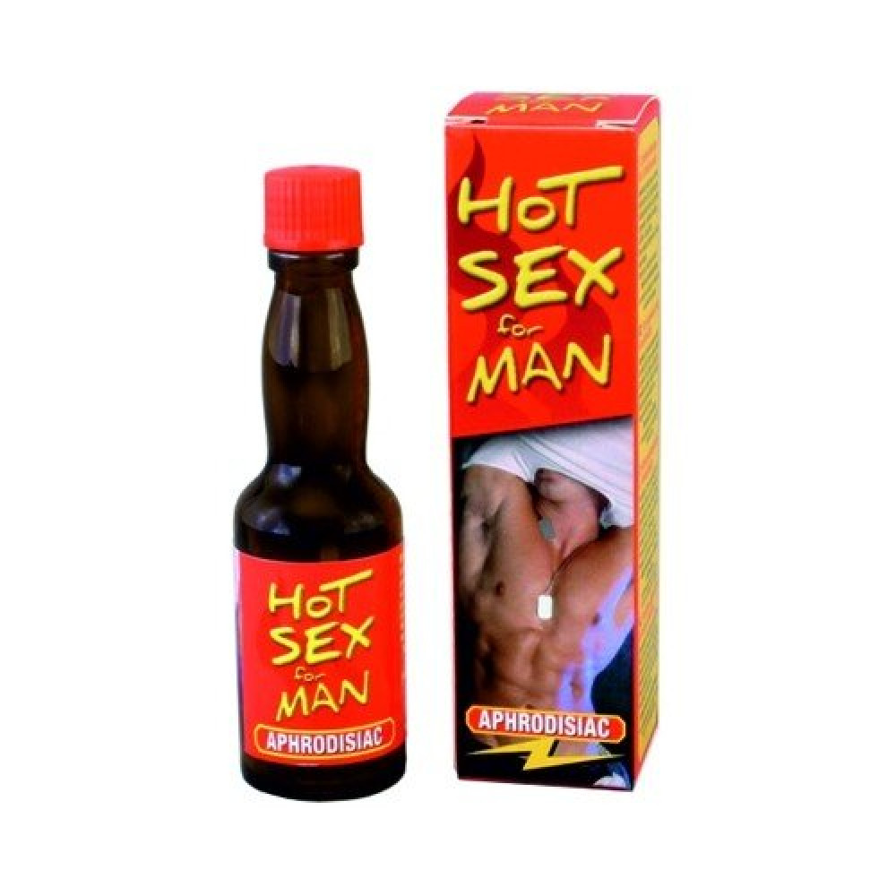 Лубриканты - Возбуждающие капли для мужчин HOT SEX FOR MAN, 20 ml