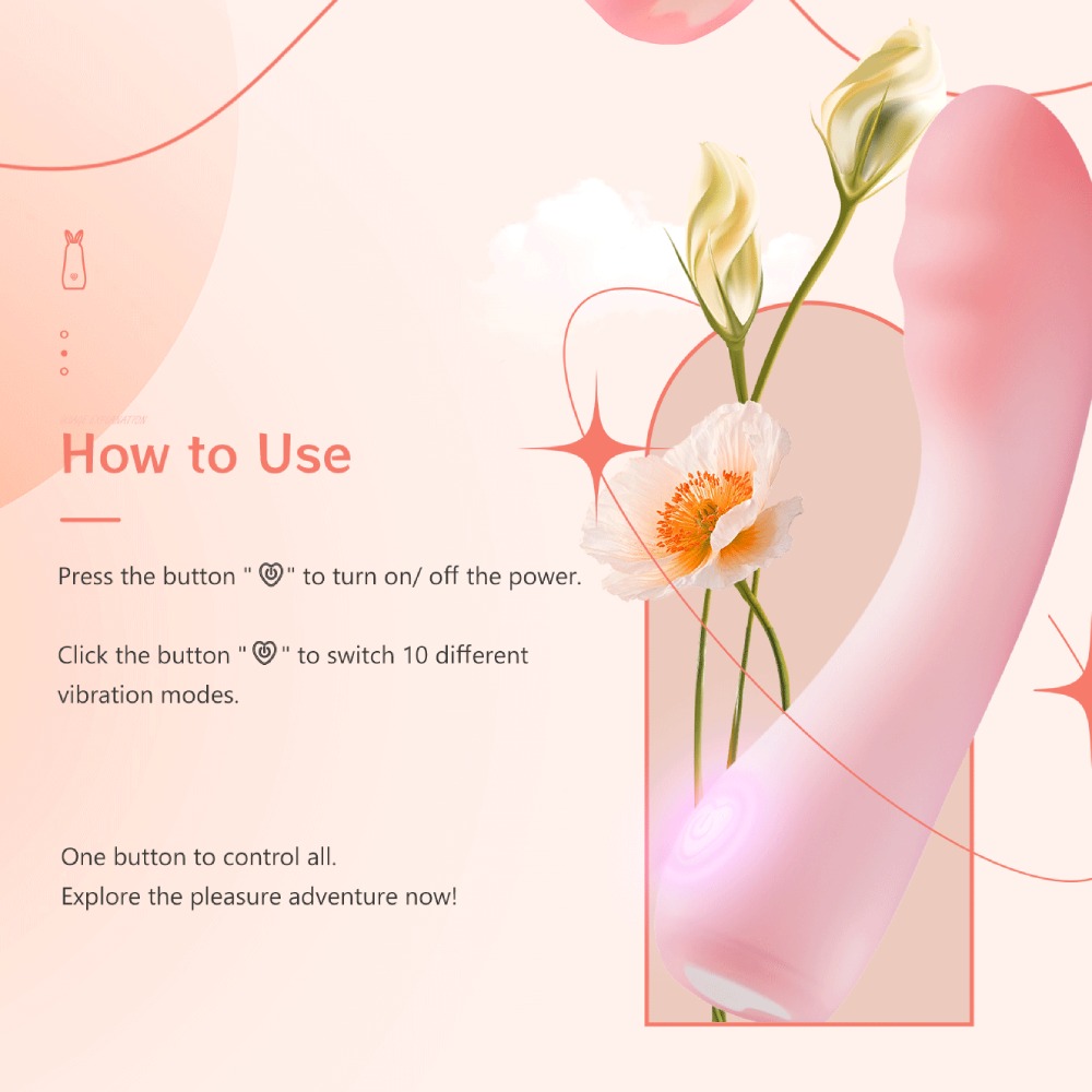 Стимулятор точки G - Вибратор для точки G BeYourLover Cloud IPO, розовый, 15.3 х 3.6 см 4