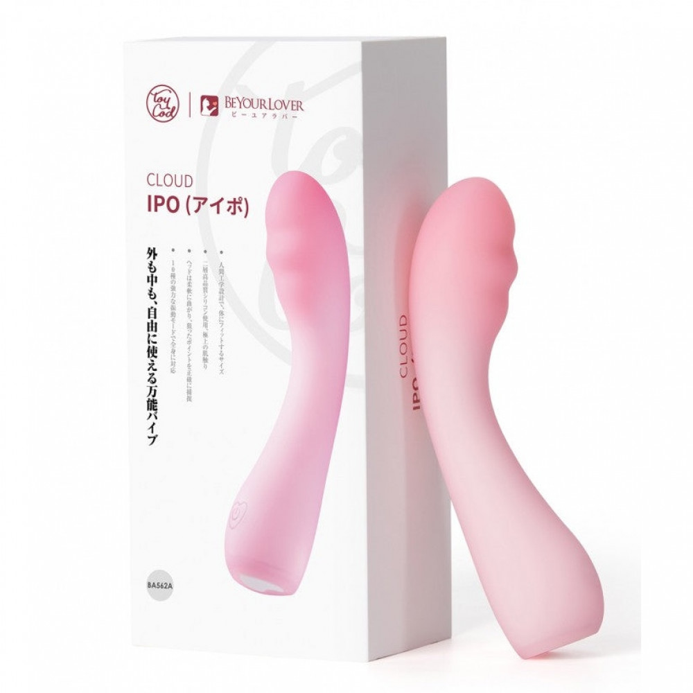 Стимулятор точки G - Вибратор для точки G BeYourLover Cloud IPO, розовый, 15.3 х 3.6 см 1
