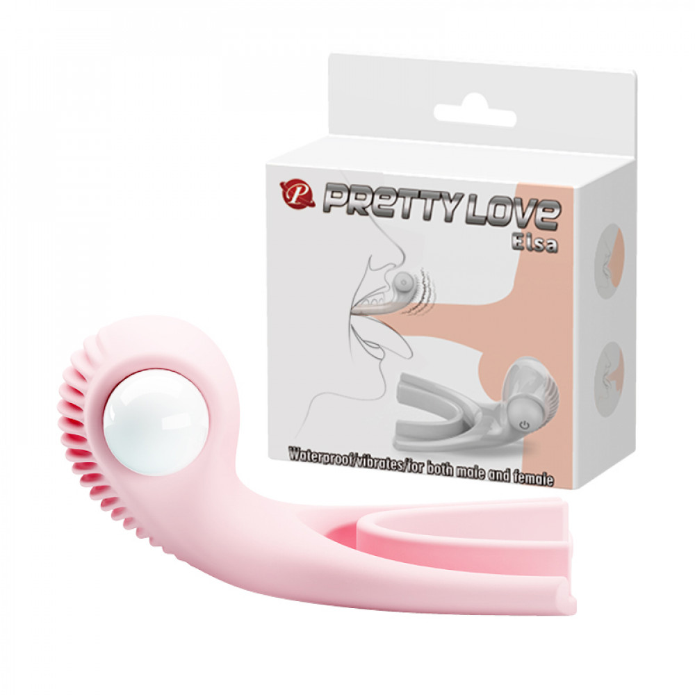 Різне - Вібратор-капа в рот Pretty Love Elsa рожевий