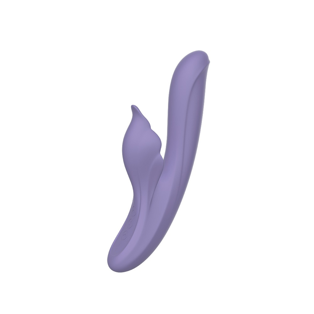 Разное - Вибратор Сhisa Kissen Captive с клиторальным отростком, фиолетовый 4