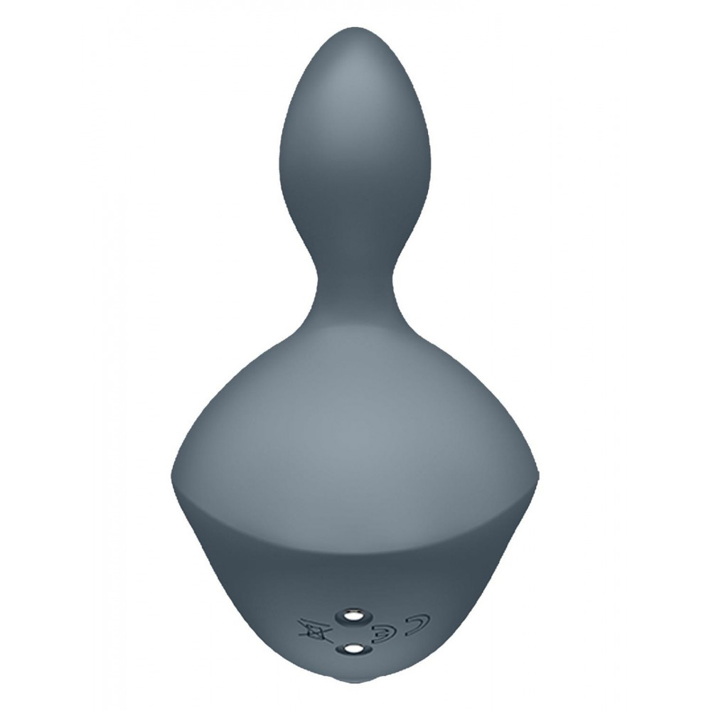Разное - Вибрирующая анальная пробка Satisfyer Booty Absolute Beginners 4 серая 2