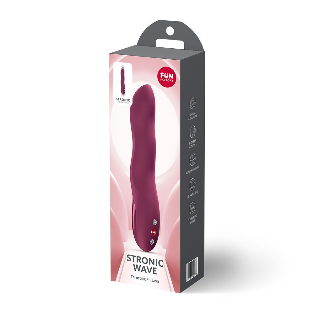 Секс іграшки - Пульсатор для точки G Fun Factory Stronic Wave Wine Red (м'яте паковання!!!) 11
