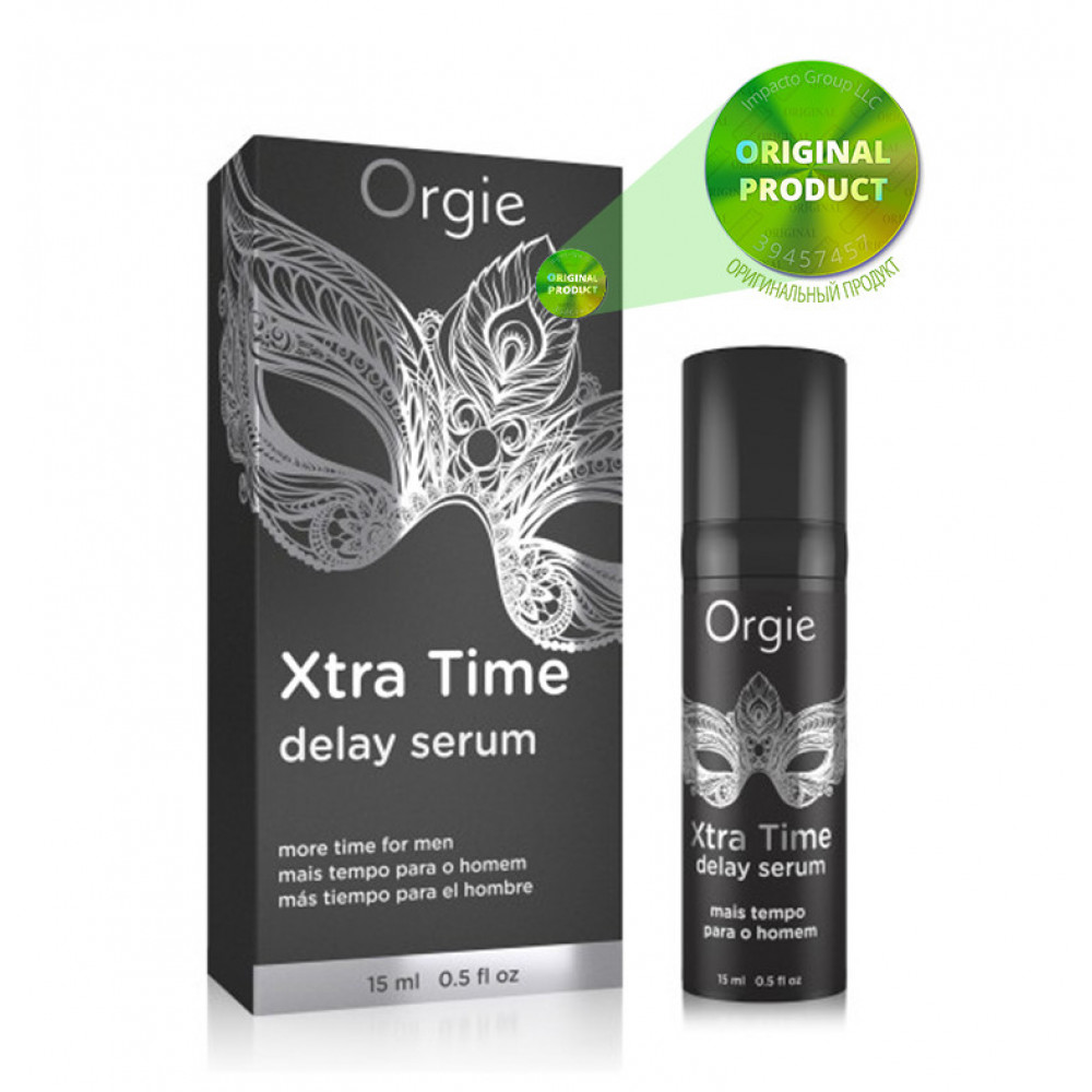Пролонгаторы и смазки - Сыворотка-пролонгатор акта Orgie «X-TRA TIME» Delay Serum, 15 мл 1