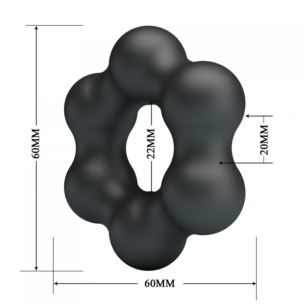 Різне - Ерекційне кільце Crazy Bull №10 - CLAUZELL Super Soft, BI-210352 5