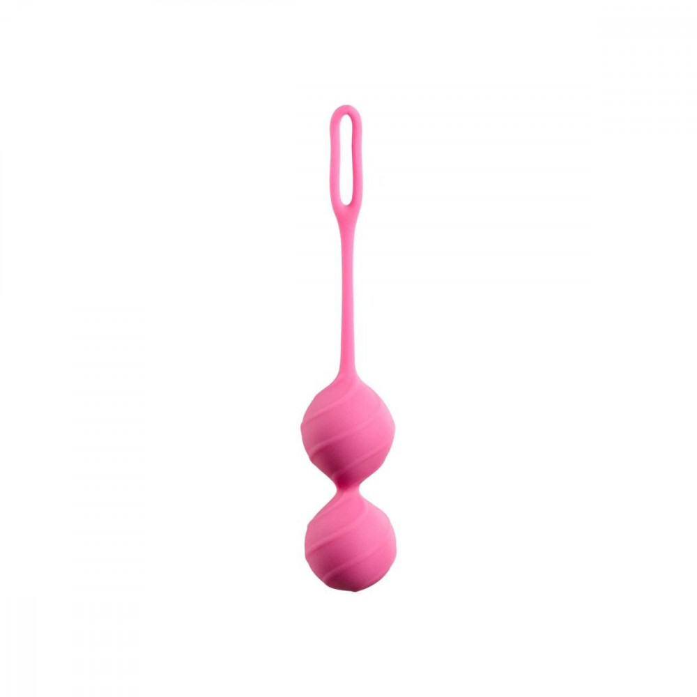 Вагинальные шарики - Вагинальные шарики рельефные Honeybuns Pretty Violet Miss V, Розовые