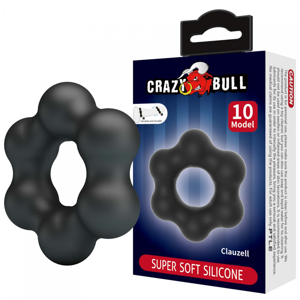 Різне - Ерекційне кільце Crazy Bull №10 - CLAUZELL Super Soft, BI-210352