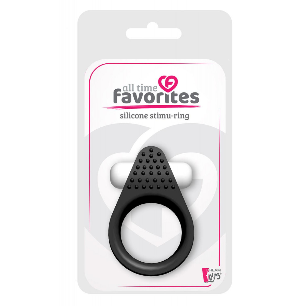 Секс игрушки - Эрекционное кольцо LIT-UP SILICONE STIMU RING 1, BLACK 1