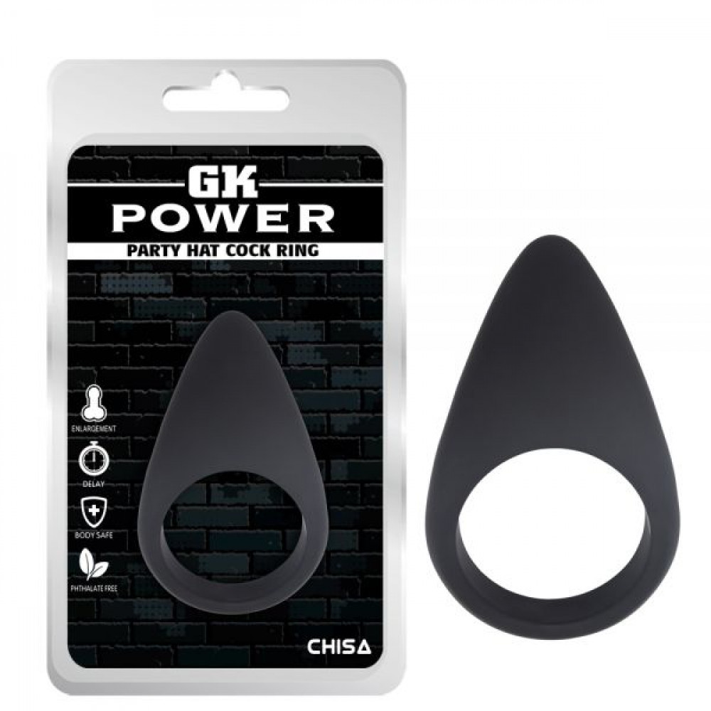 Эрекционное кольцо - Кольцо эрекционное GK Power Party Hat со стимуляцией клитора