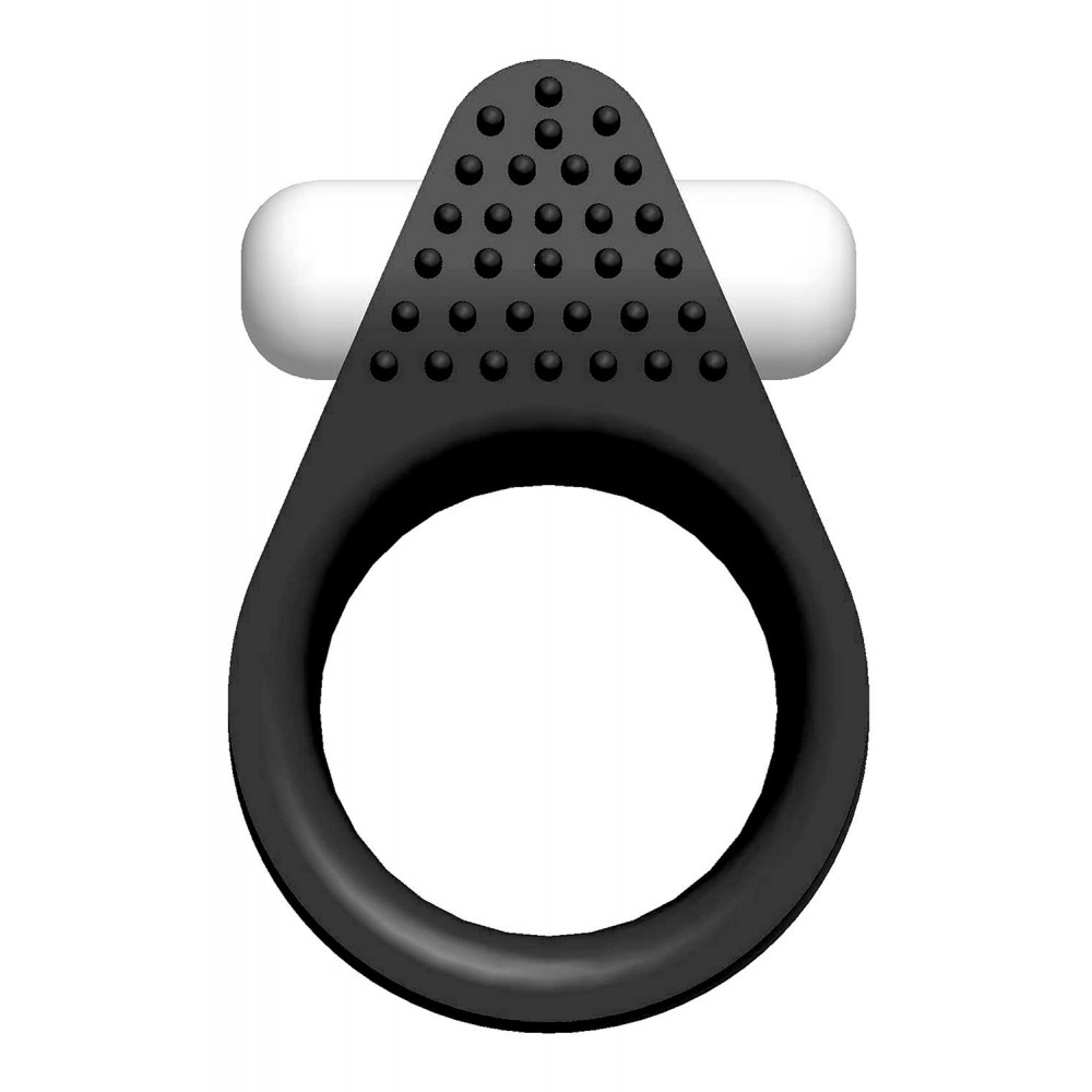 Секс игрушки - Эрекционное кольцо LIT-UP SILICONE STIMU RING 1, BLACK