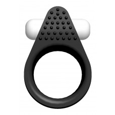 Эрекционное кольцо LIT-UP SILICONE STIMU RING 1, BLACK