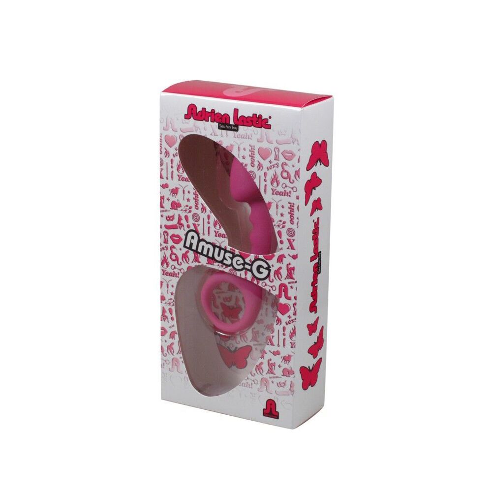 Анальная пробка - Анальная пробка Adrien Lastic Budy Pink со стимулирующей ножкой, макс. диаметр 2,5см 2