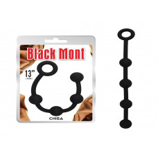 Анальні буси Chisa Black Mont ”P” Storm Beads чорні, S