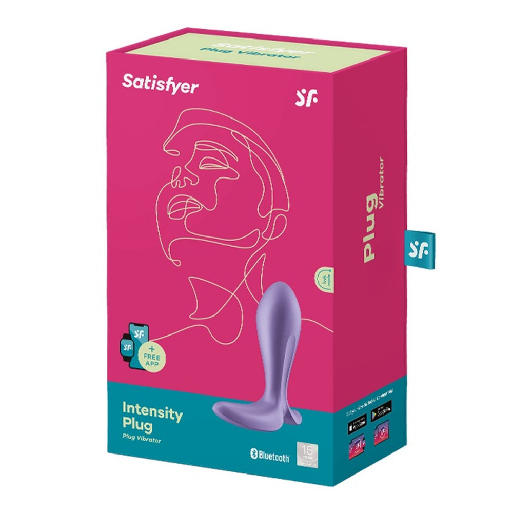 Разное - Анальный смарт-вибратор Satisfyer Intensity Plug фиолетовый 5