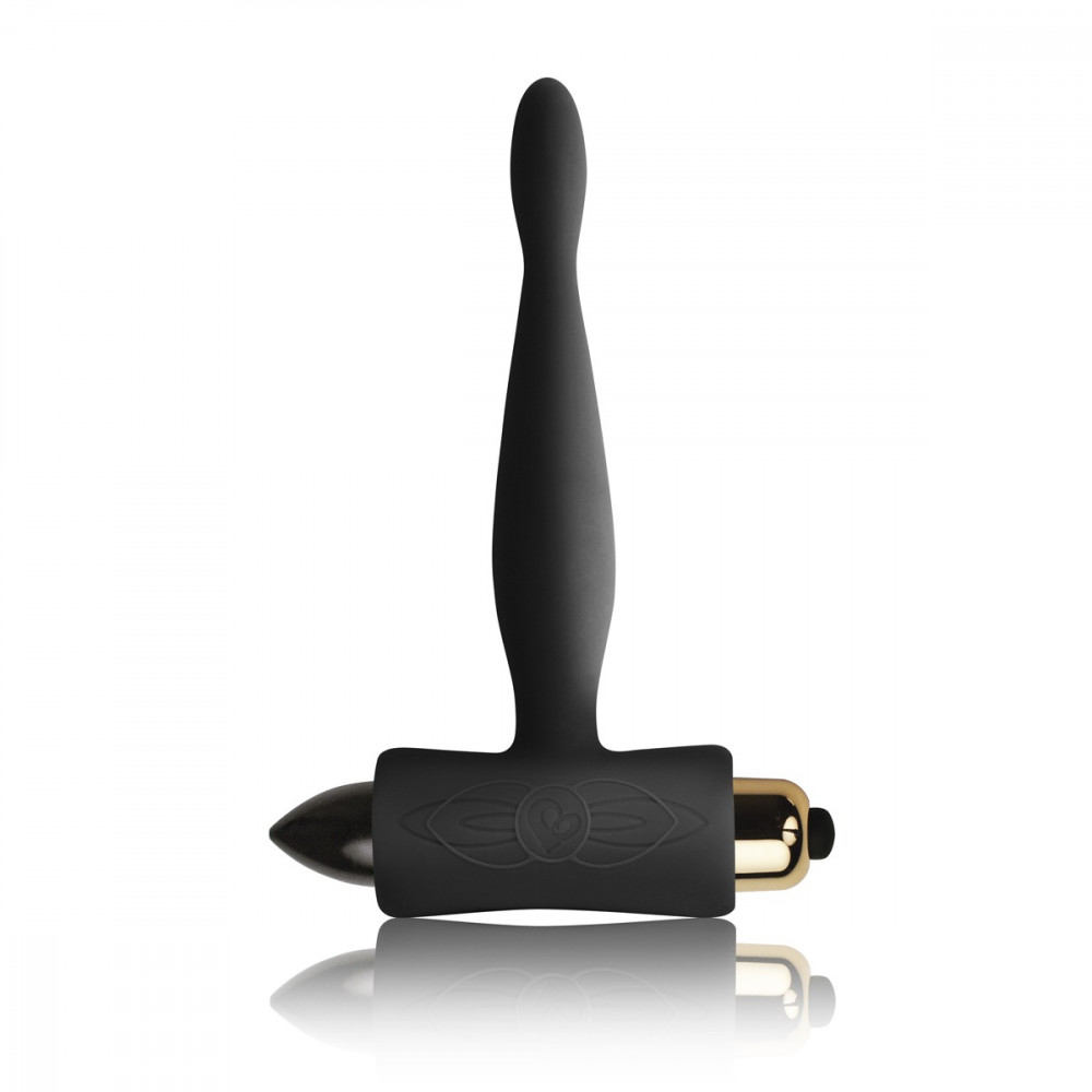 Секс игрушки - Анальный вибростимулятор Rocks-Off черный, 9.5 см х 2 см