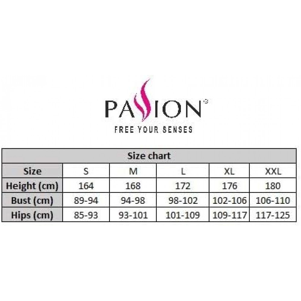 Разное - Боди с открытой грудью KYOUKA BODY white S/M - Passion 3