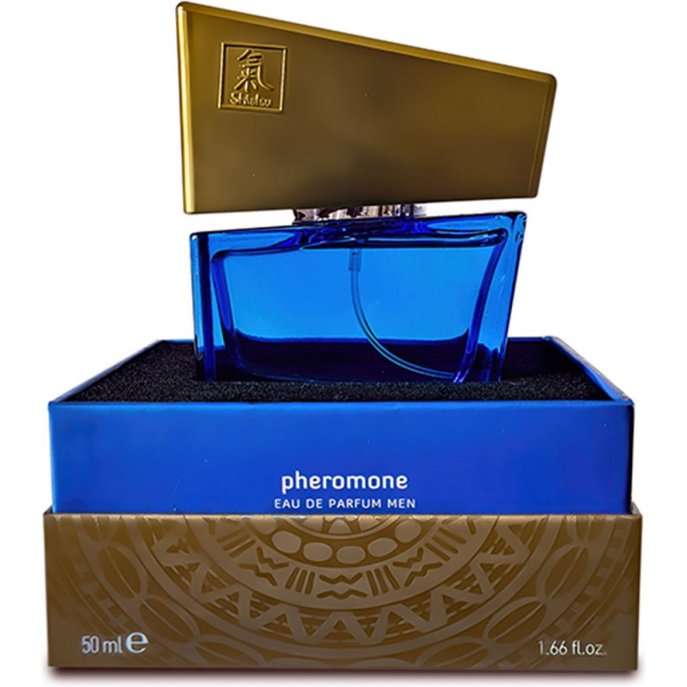 Парфюмерия - Духи с феромонами мужские SHIATSU Pheromone Fragrance men darkblue 50 ml
