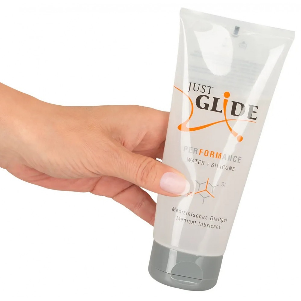  - Гибридный гель-лубрикант Just Glide Performance, 200 ml 2