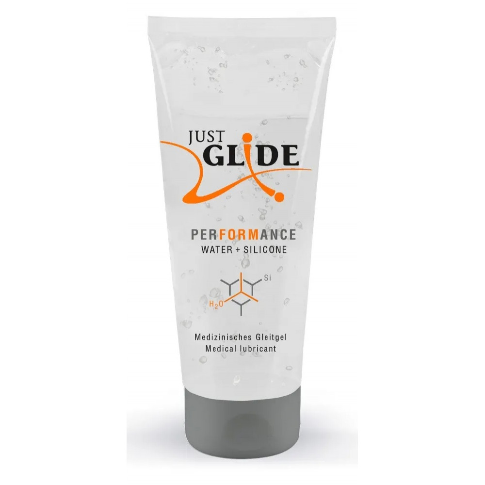  - Гибридный гель-лубрикант Just Glide Performance, 200 ml
