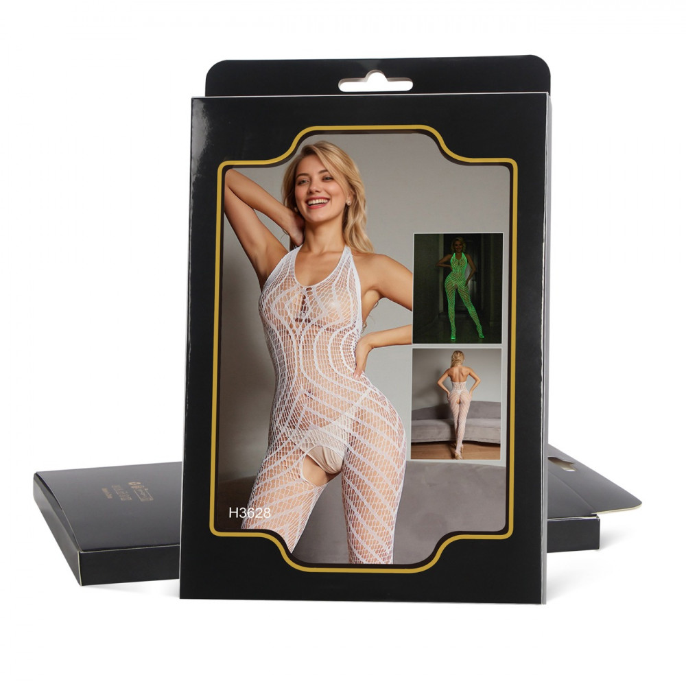 Різне - Комбінезон з тканини що світиться у темряві Star Night з доступом, білий, XS-M 7