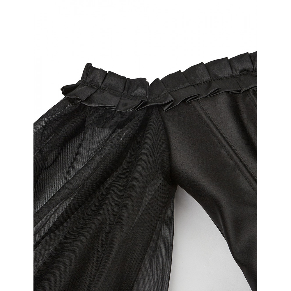 Різне - Корсет із рукавами Star Night 12 Plastic Bones на зав'язках стрічках, чорний, XS 7